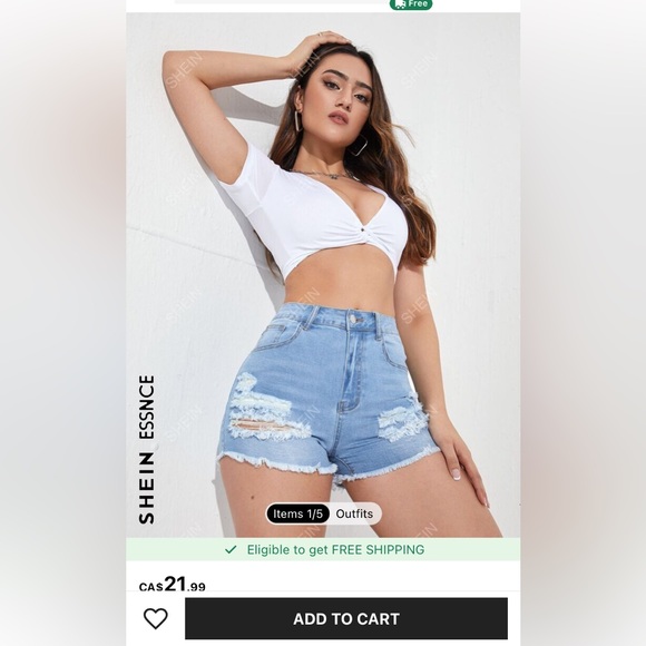 Jean shorts - Picture 4 of 4